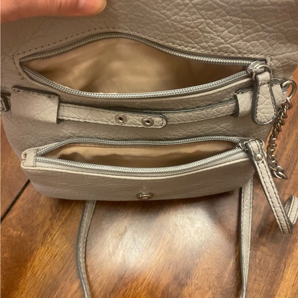 Nine West small silver gold over purse. EUC - Picture 7 of 10